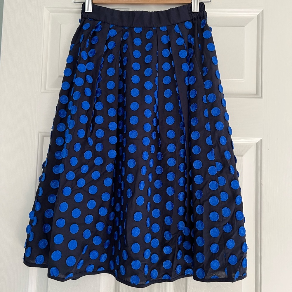J. Crew Polka Dot Full Skirt